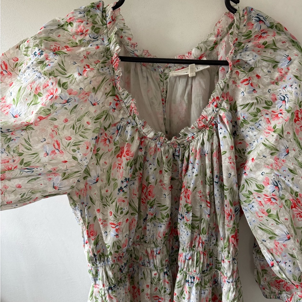 THE GREAT. Floral dress